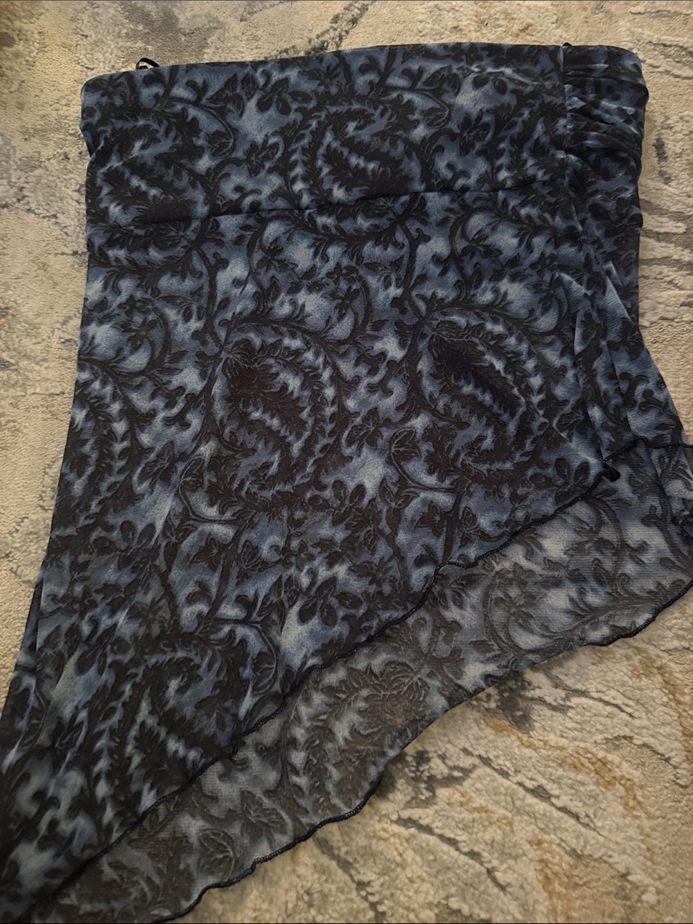 Urban Outfitters Paisley Asymmetrical Shirt